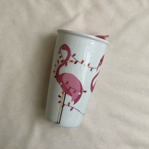 David’s Tea Cute Flamingo Tumbler